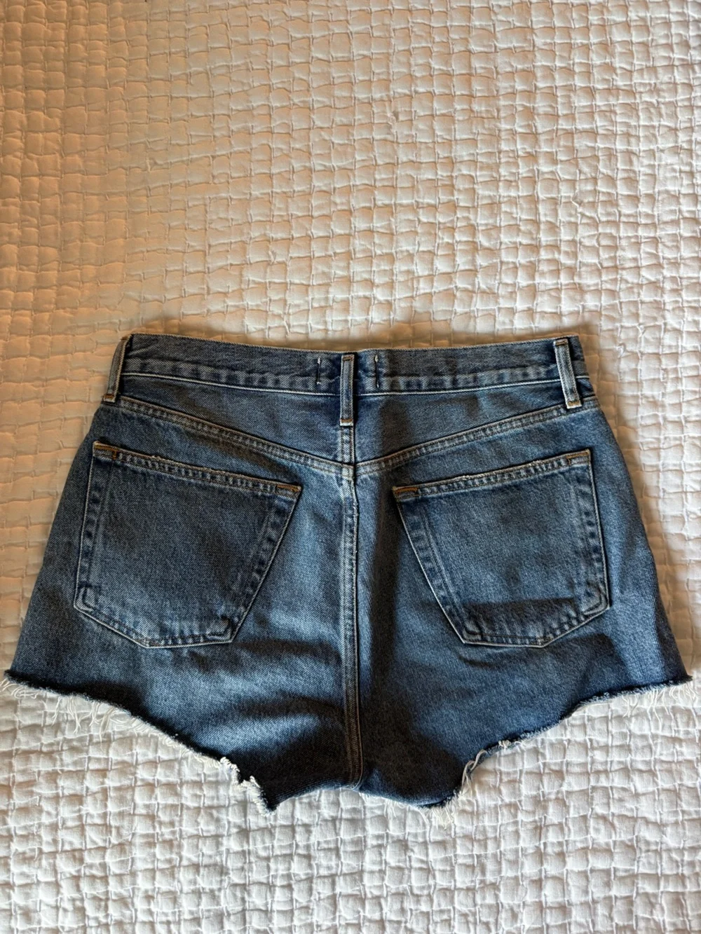 AGOLDE Parker Vintage Cutoff Denim Shorts Size 29 Medium Wash
